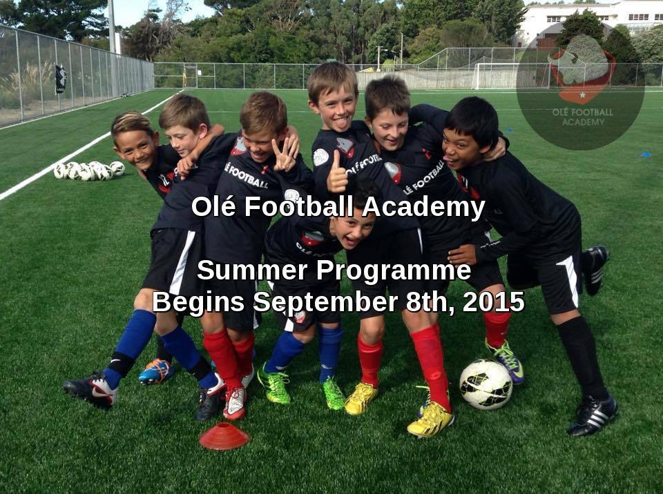 Olè Football Academy 2015 - 2016 Summer Programme Expression of Interest and Enrolment